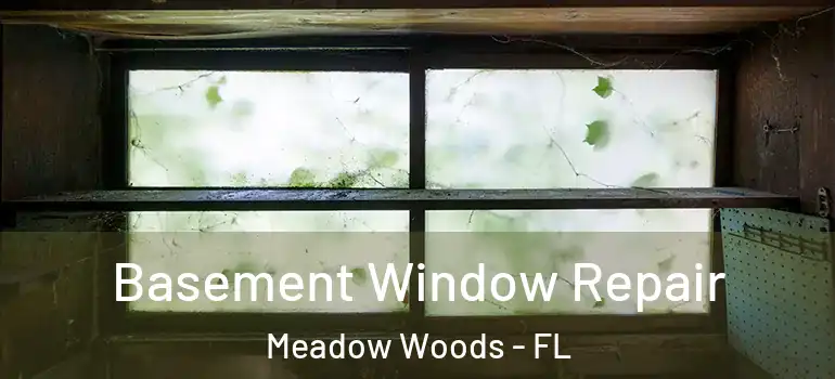 Basement Window Repair Meadow Woods - FL