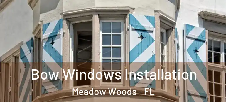 Bow Windows Installation Meadow Woods - FL