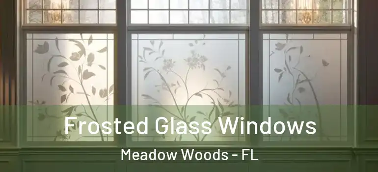 Frosted Glass Windows Meadow Woods - FL