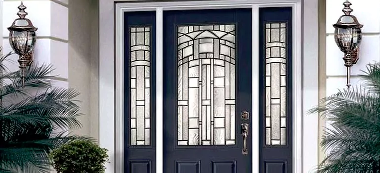 Stained Glass Door Panels in Meadow Woods, FL