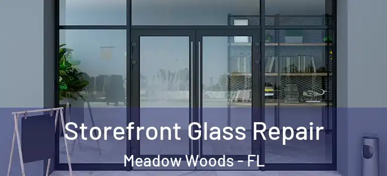 Storefront Glass Repair Meadow Woods - FL
