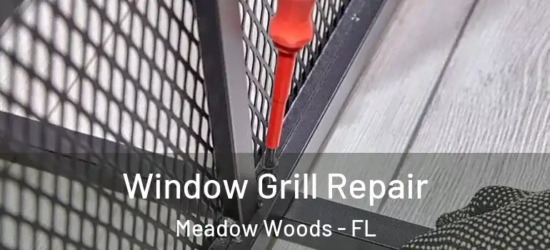 Window Grill Repair Meadow Woods - FL