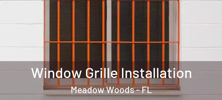 Window Grille Installation Meadow Woods - FL