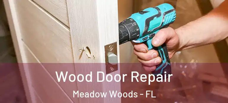 Wood Door Repair Meadow Woods - FL